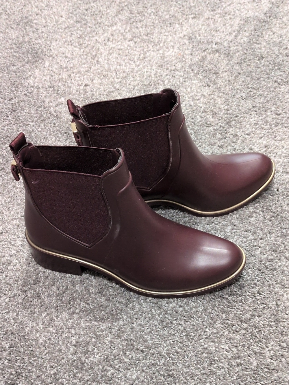 Kate Spade Burgundy Chelsea Rain Boot